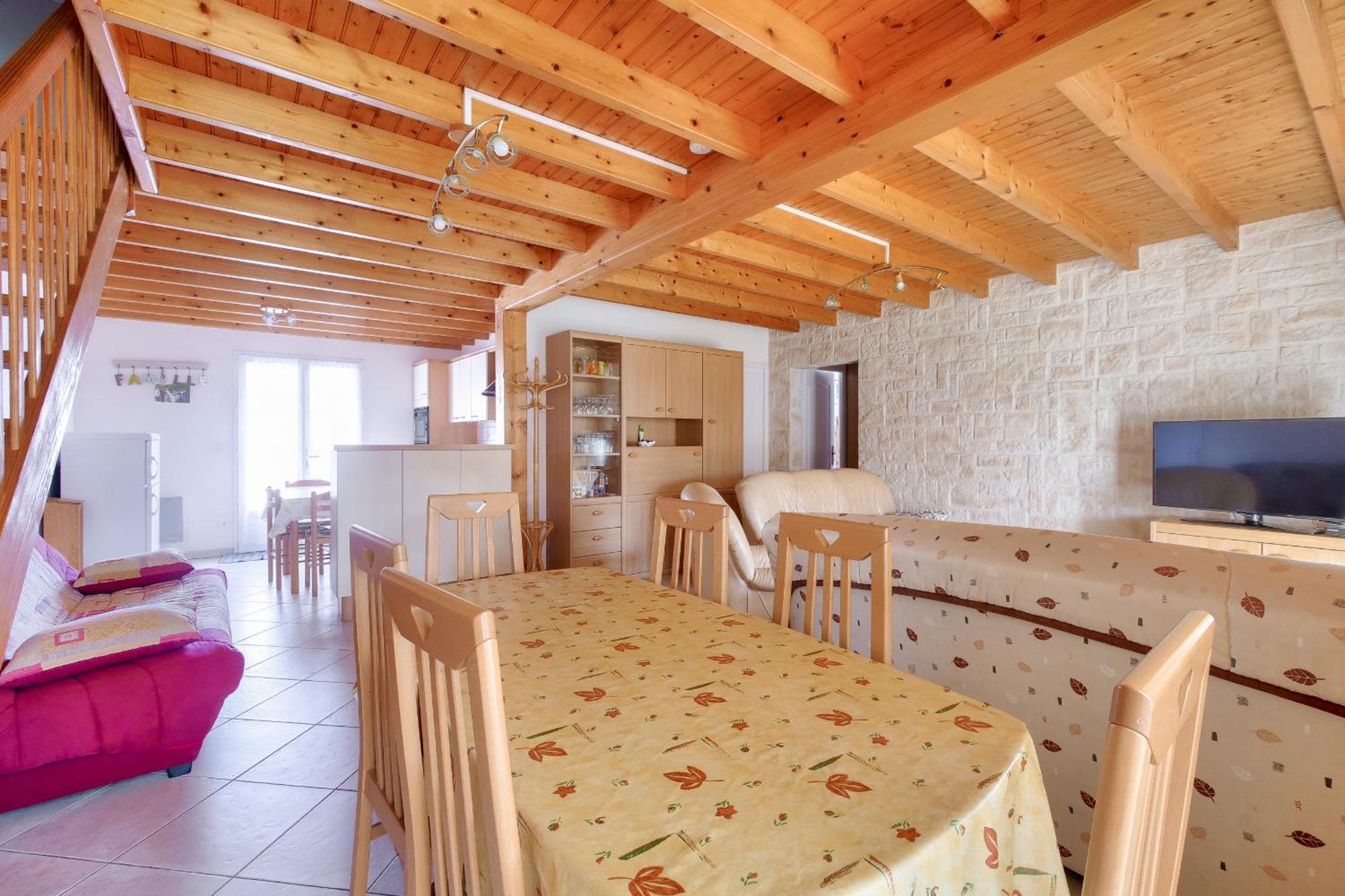 Maison Pour 8 - 5Min De La Plage - Jardin & Veranda Longeville-sur-Mer Esterno foto