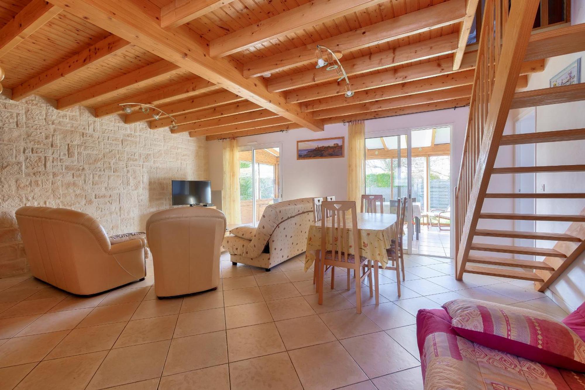 Maison Pour 8 - 5Min De La Plage - Jardin & Veranda Longeville-sur-Mer Esterno foto