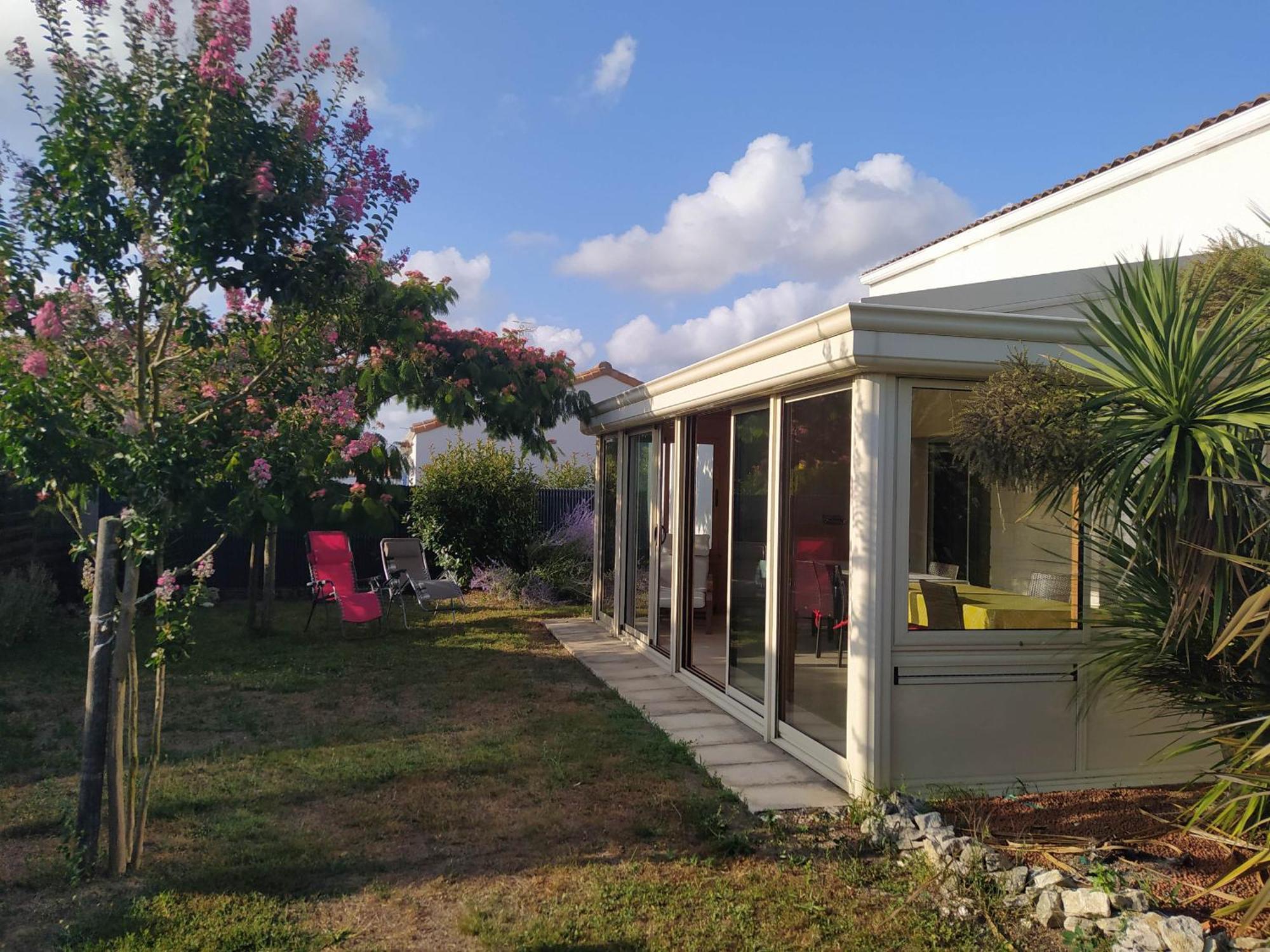 Maison Pour 8 - 5Min De La Plage - Jardin & Veranda Longeville-sur-Mer Esterno foto