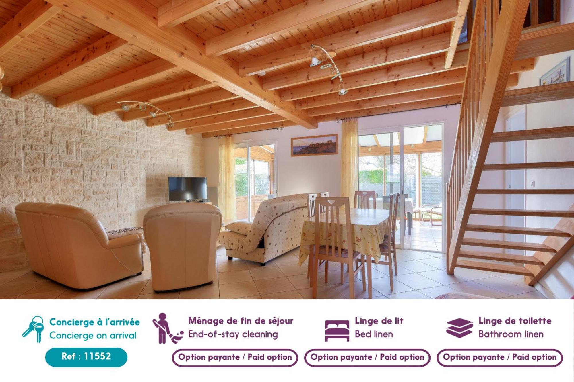 Maison Pour 8 - 5Min De La Plage - Jardin & Veranda Longeville-sur-Mer Esterno foto